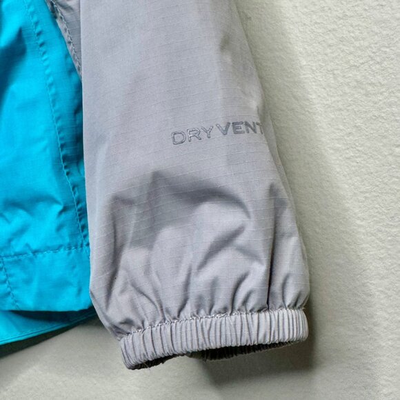 THE NORTH FACE Shell Jacket Girls XXS 5 Hooded Waterproof Colorblock Dryvent - Picture 8 of 13